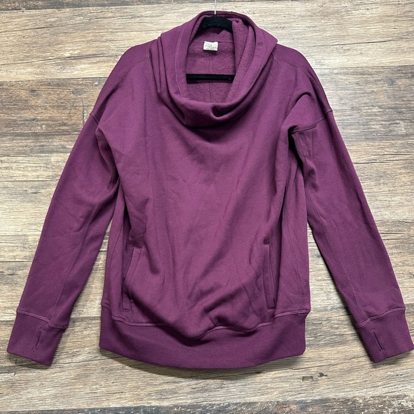 ZYIA Sweaters - Zyia Cozy Purple Cowl Neck Sweater Womens Medium